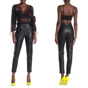 NEW Lovers + Friends Keaton Faux Leather Pants XL